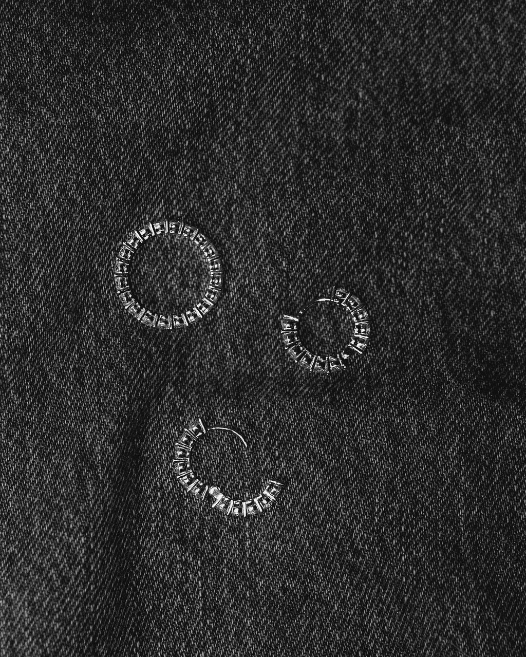 Eternity Set. Premium Silver & Moissanites.