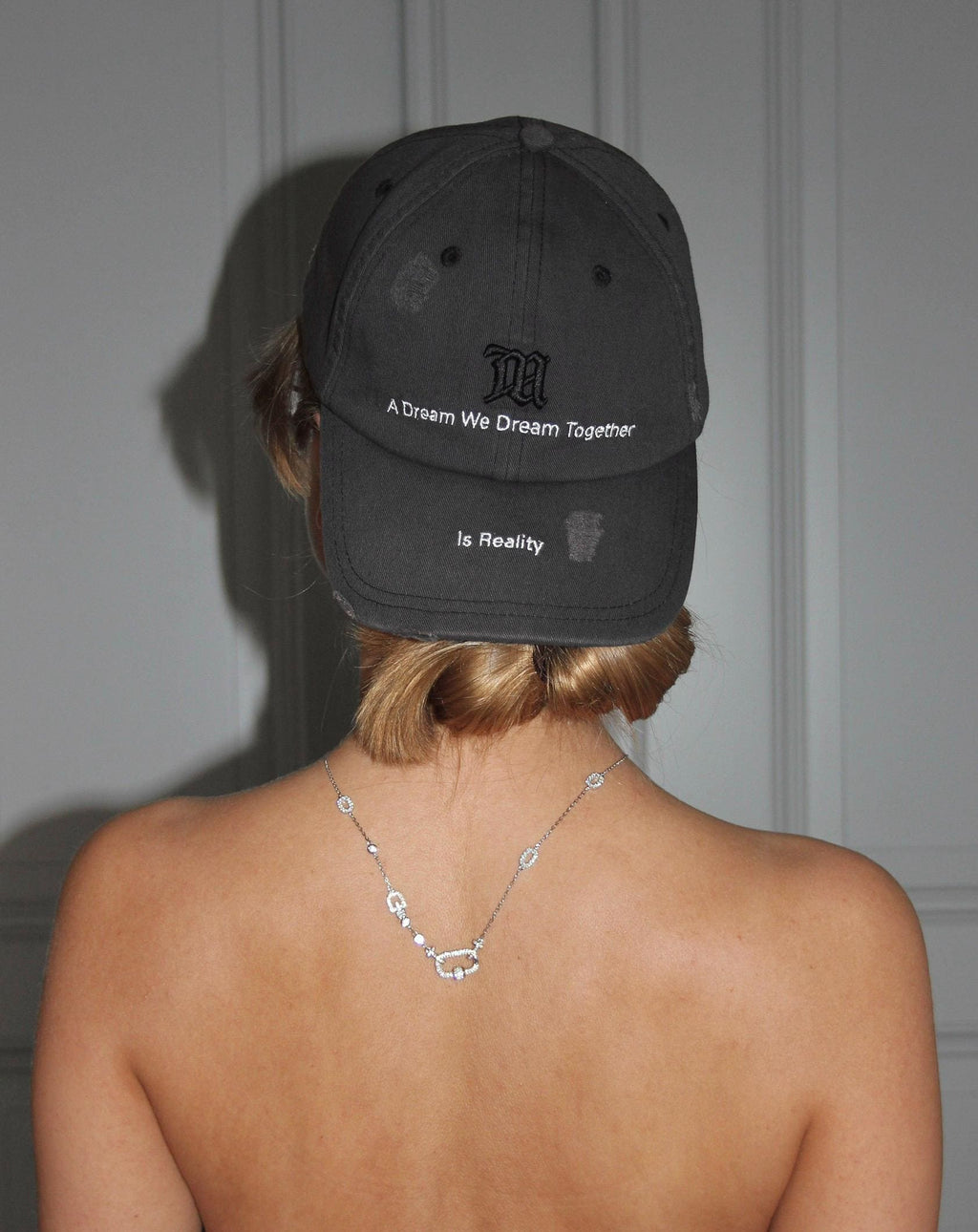 Urban Elegance Necklace. Rhodium Plated 925 Sterling Silver + High Carbon Diamond