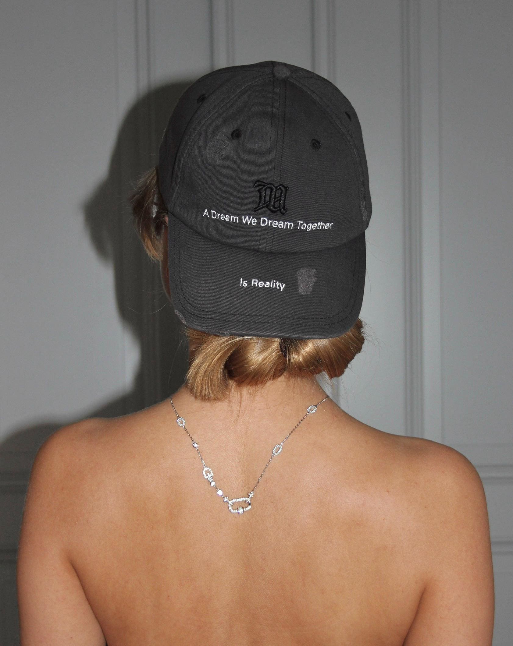 Urban Elegance Necklace. Rhodium Plated 925 Sterling Silver + High Carbon Diamond
