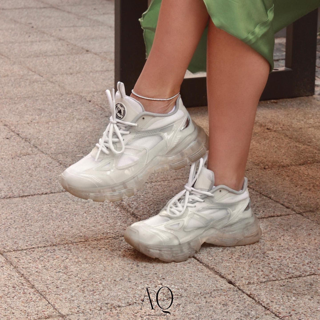 Sterling Silver Tennis Anklet: High Carbon Diamonds, Adjustable.