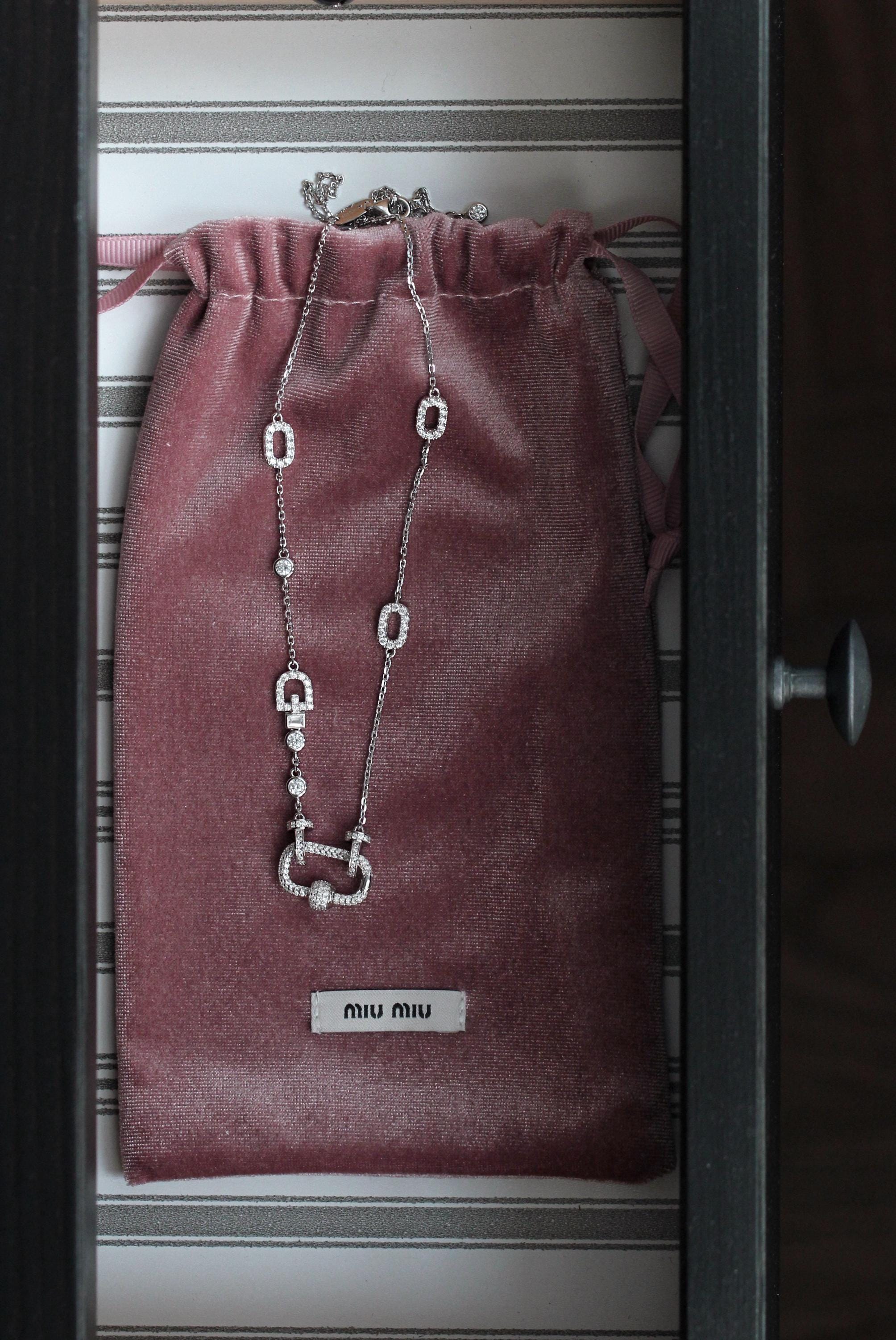 Urban Elegance Necklace. Rhodium Plated 925 Sterling Silver + High Carbon Diamond