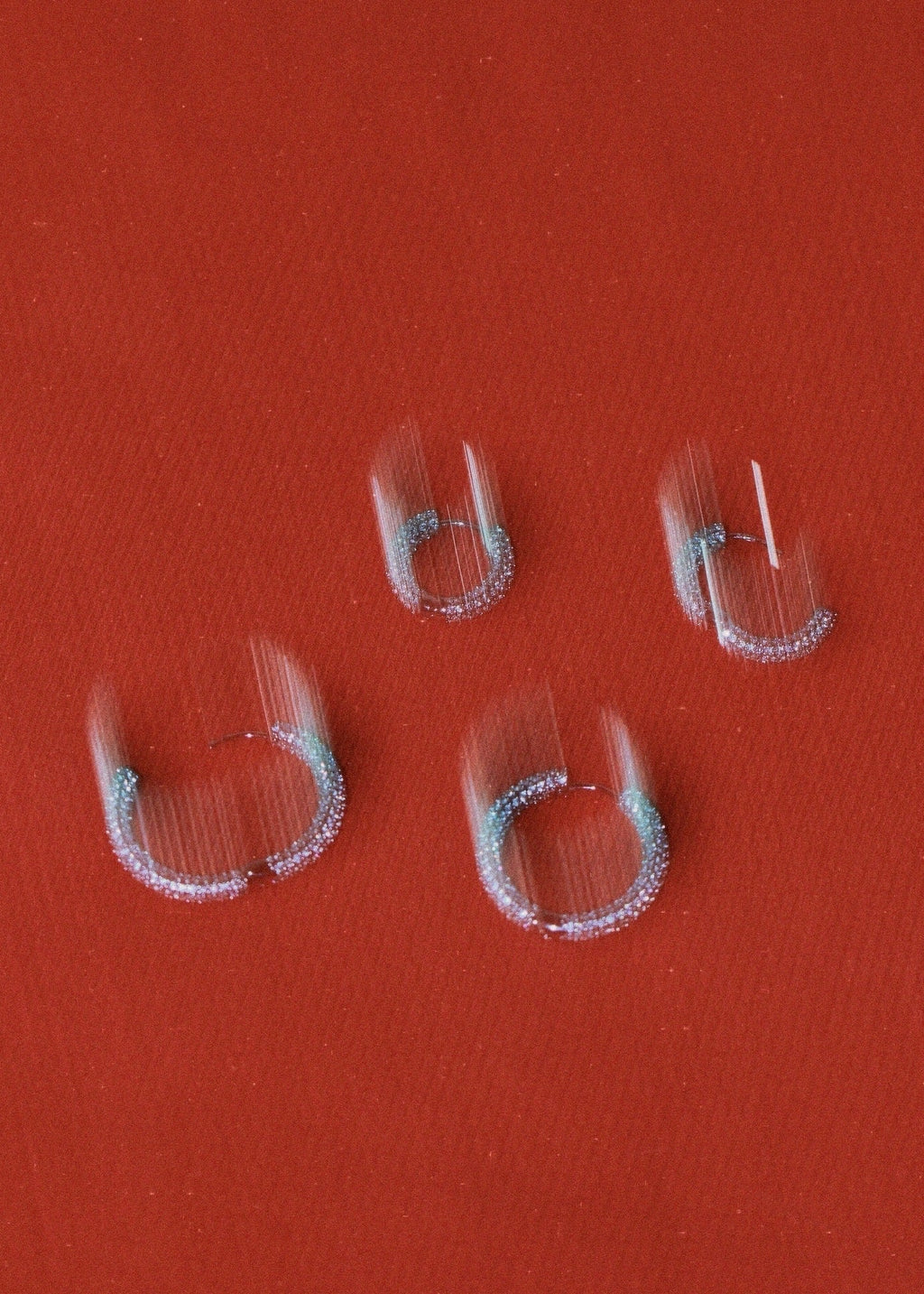 Sugar Hoops 2 cm. Sterling Silver 925 Huggies.