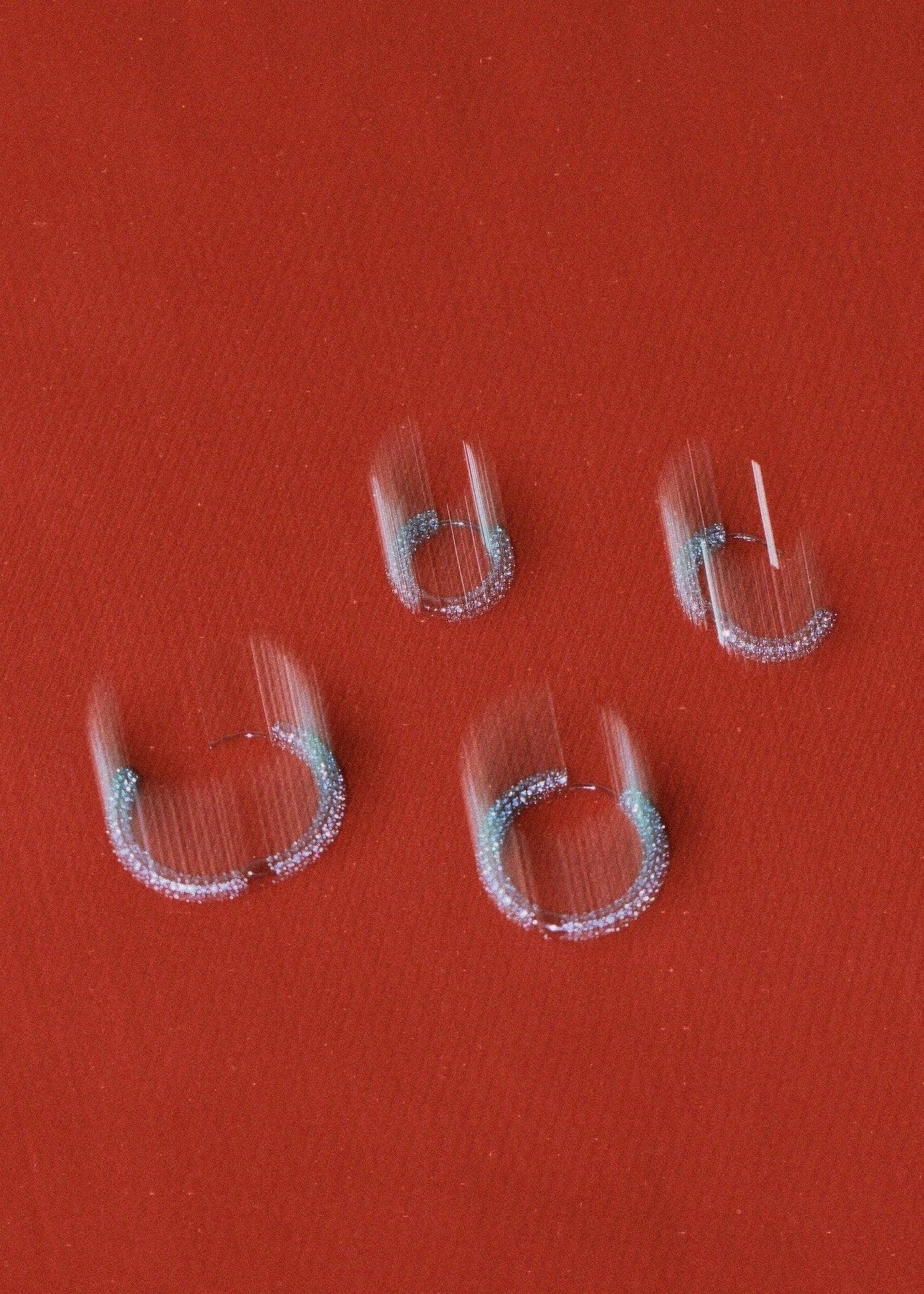 Sugar Hoops 2 cm. Sterling Silver 925 Huggies.