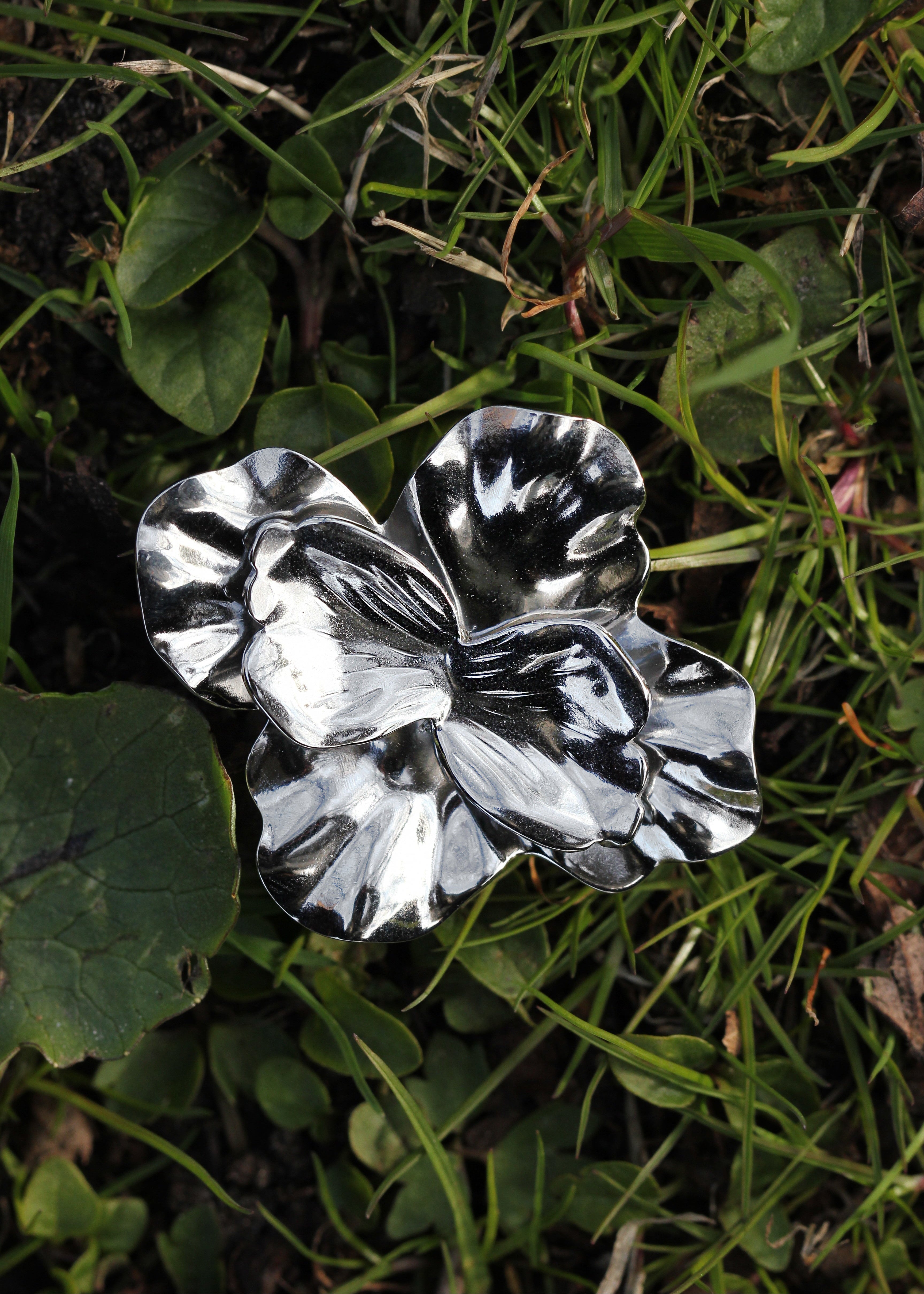 Soft Camellia Ring: Hypoallergenic Stainless Steel