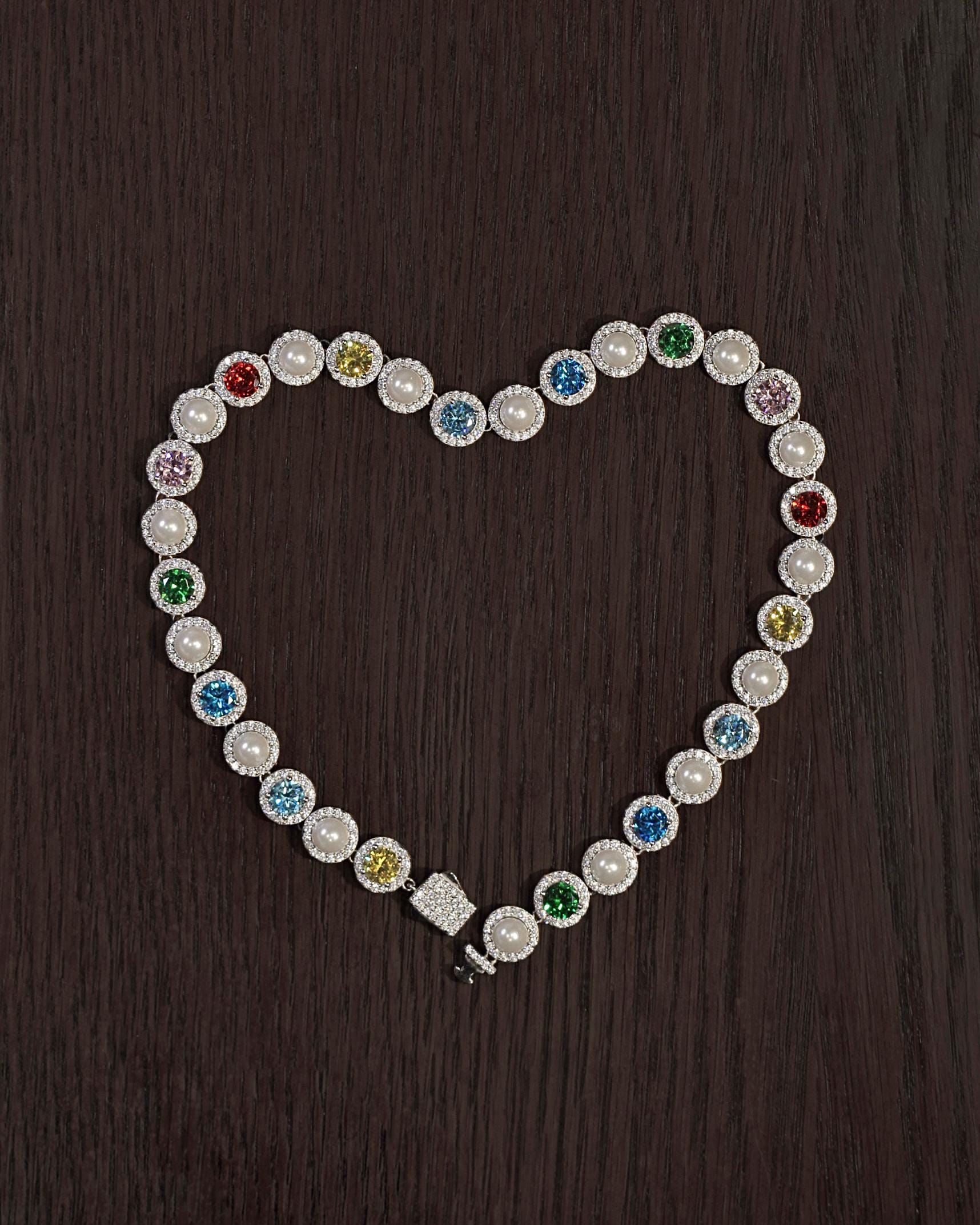 Joyful Bubbles Choker. Rhodium-plated Sterling Silver 925 + High Carbon Diamonds.