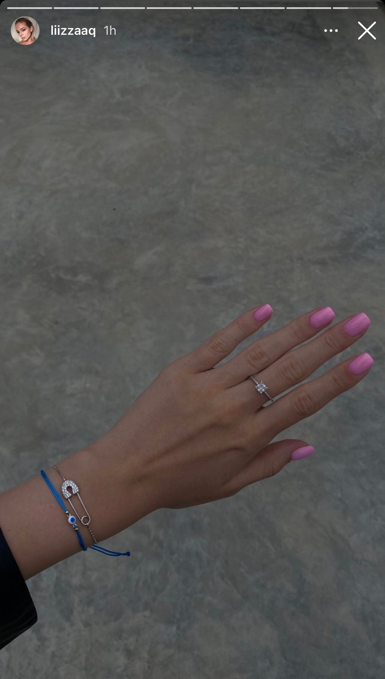Pop-Punk Safety Pin Bracelet: Rhodium-Plated Sterling Silver 925 + High Carbon Diamonds